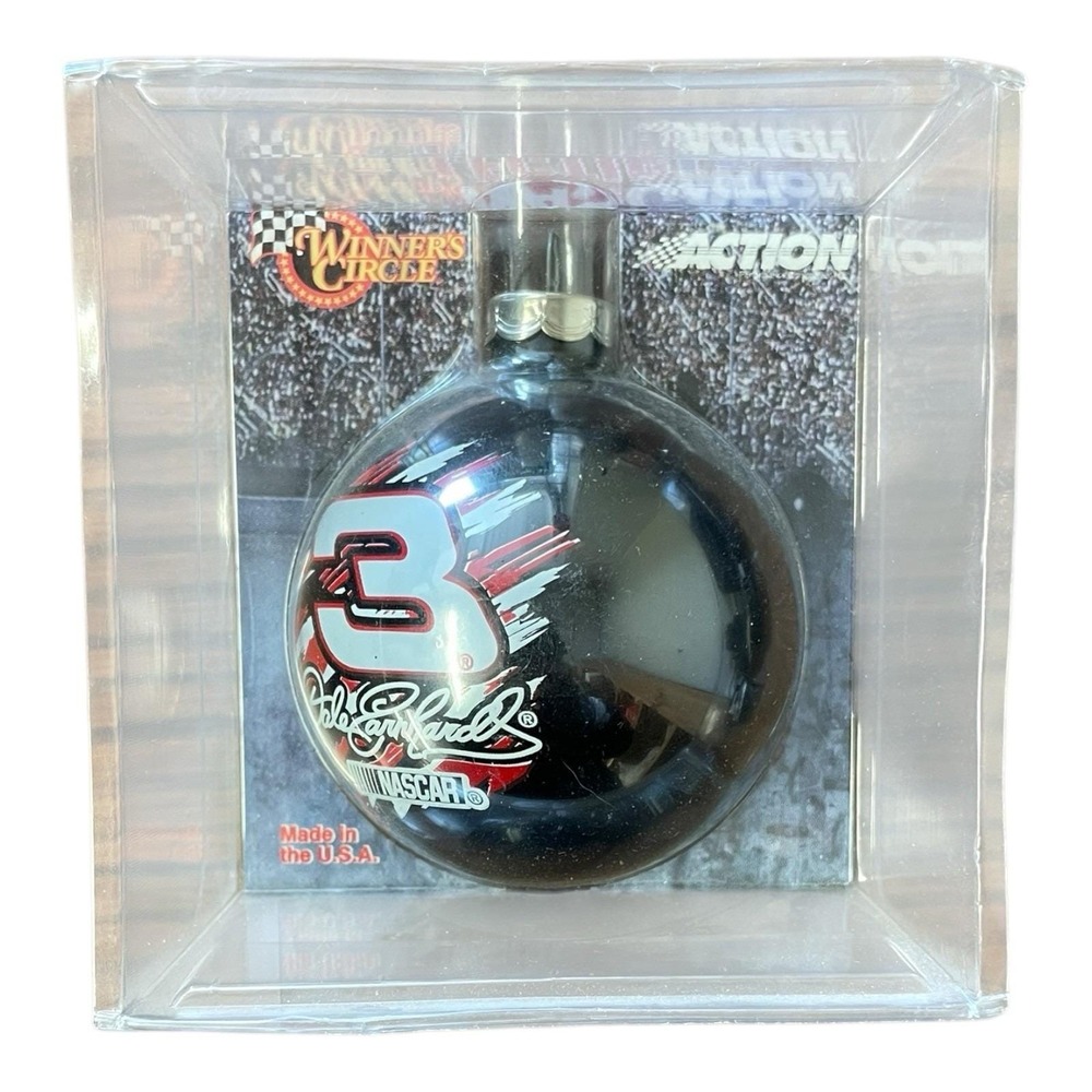 Dale Earnhardt Ornament Glass Ball Winner's‎ Circle Nascar